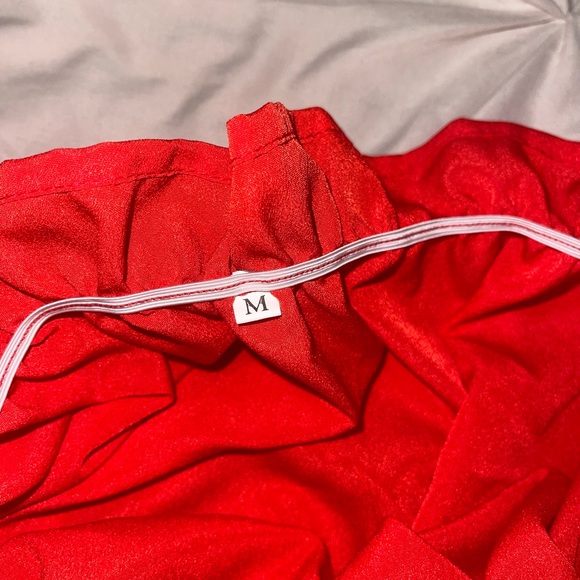 SHEIN Red Ruched Top - Picture 4 of 4